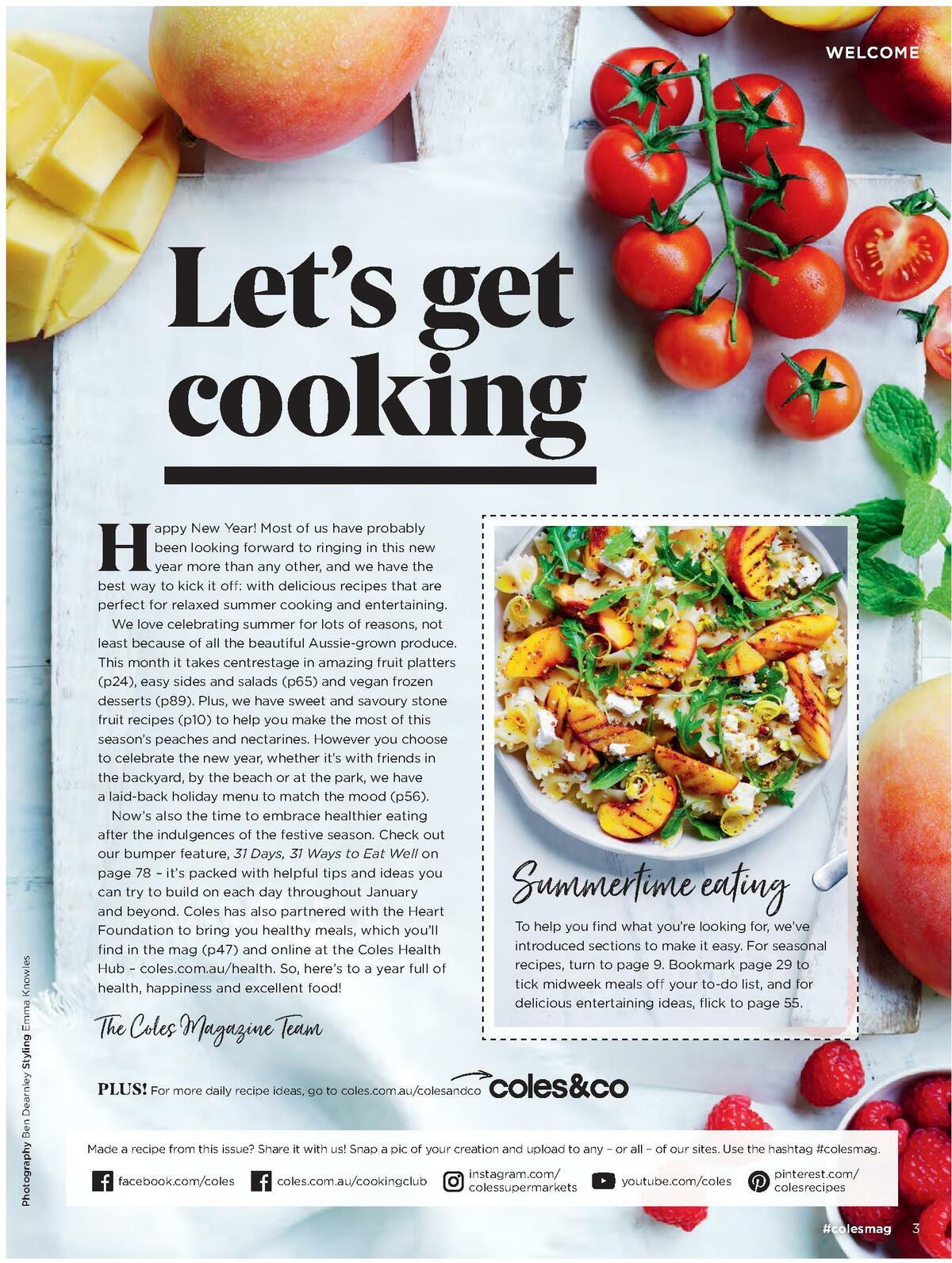 Coles Magazine January Catalogues & Specials from 5 January Page 3