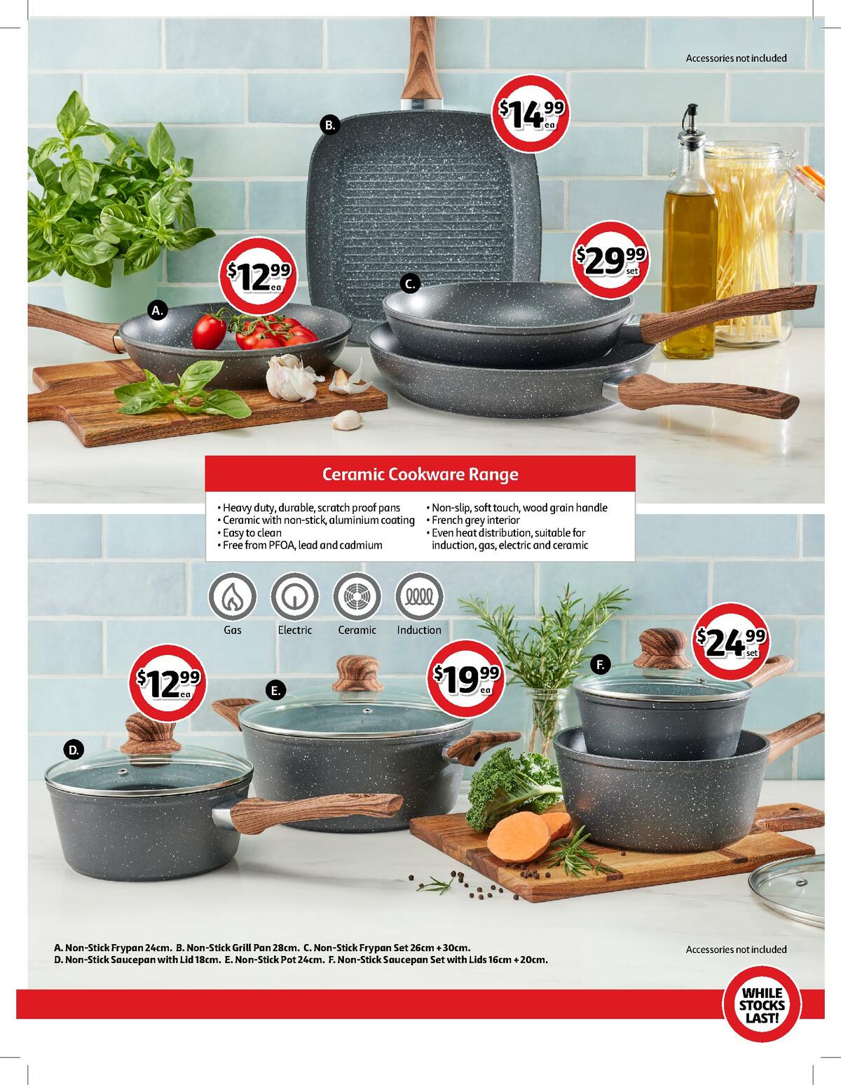 Coles Best Buys Cookware and Appliances Catalogues & Specials from 5