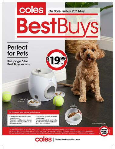 Coles Best Buys - Perfect for Pets