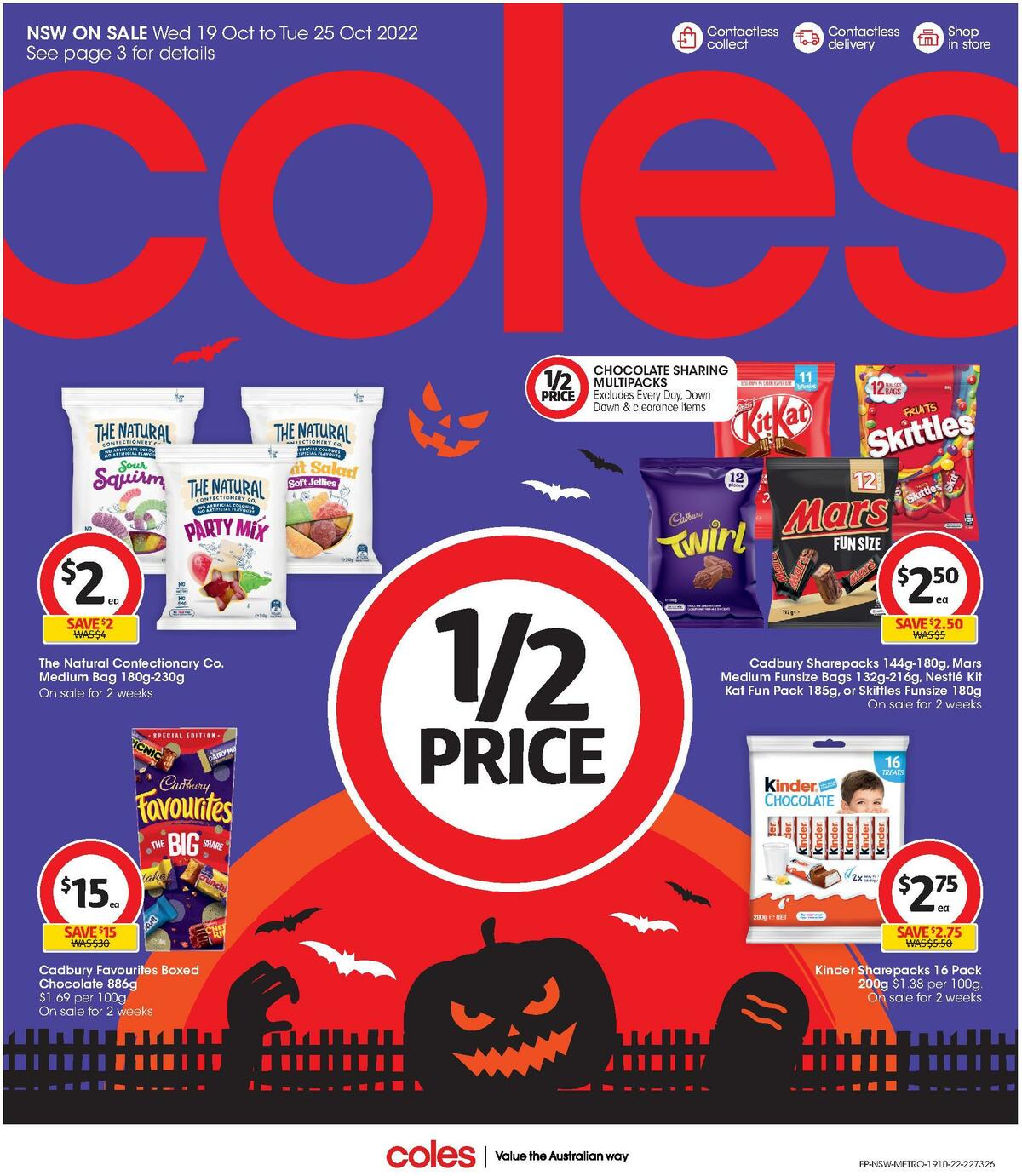 Coles Halloween Catalogues & Specials from 19 October