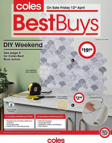 Coles Best Buys - DIY Weekend