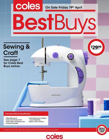 Coles Best Buys - Sewing & Craft