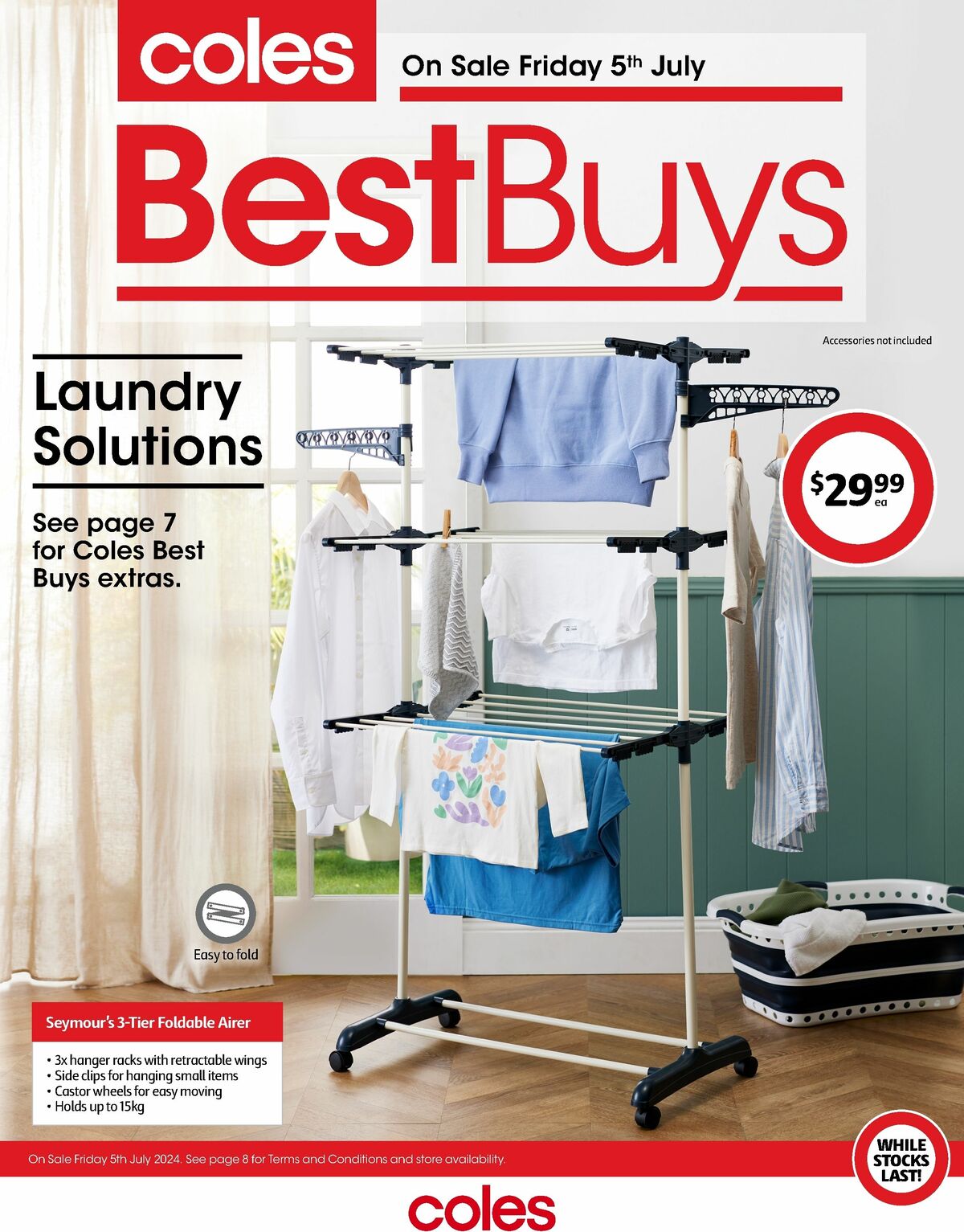 Coles Best Buys Laundry Solutions Catalogues & Specials from 5 July