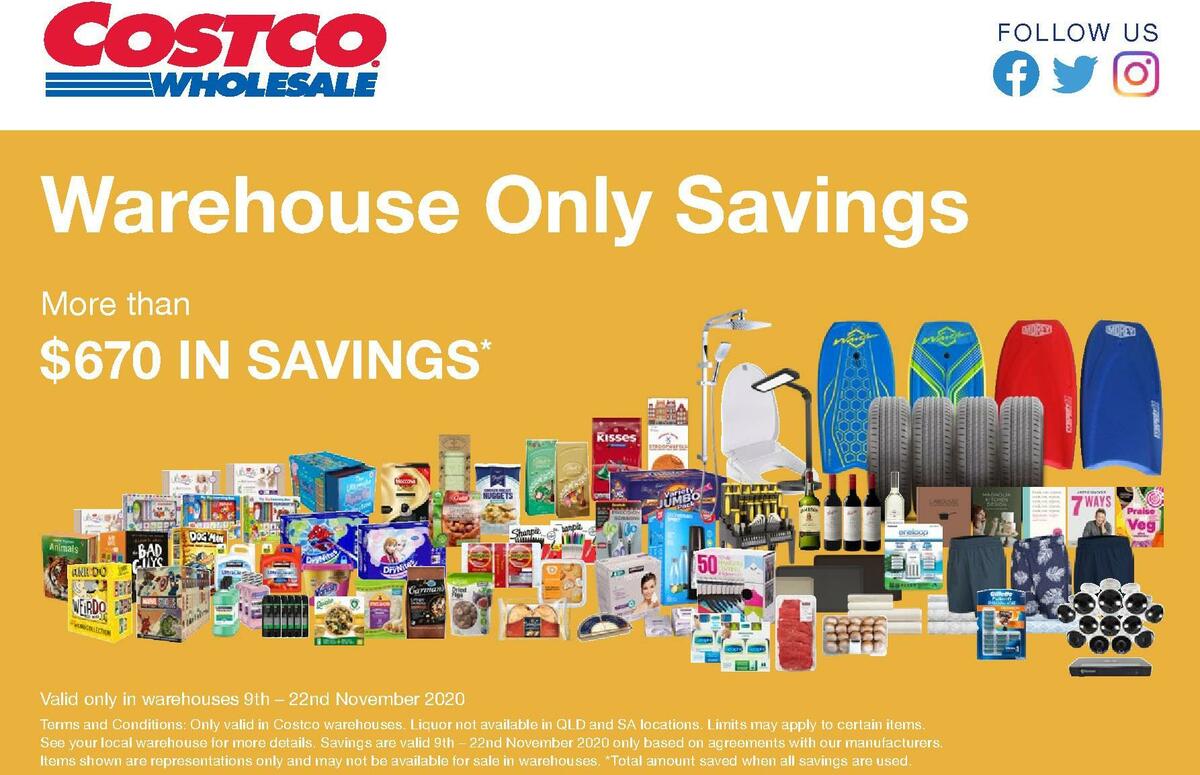 Costco Catalogues & Specials from 9 November