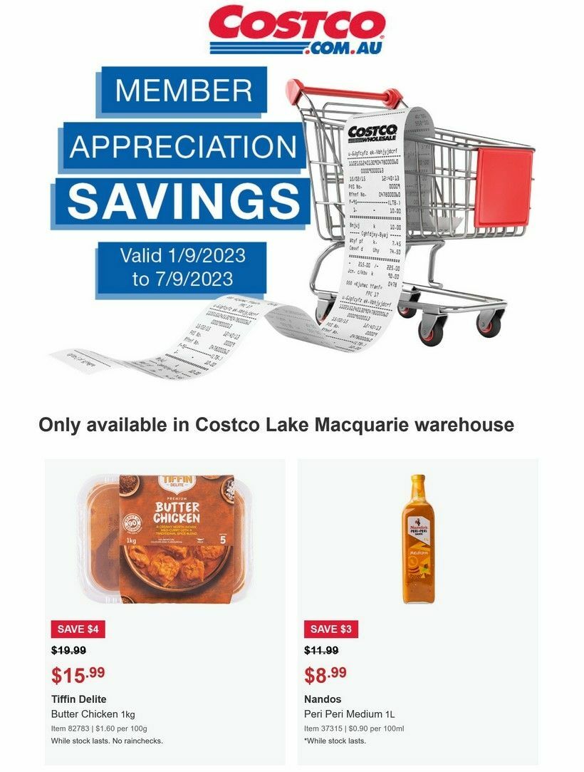 Costco Catalogues & Specials from 1 September