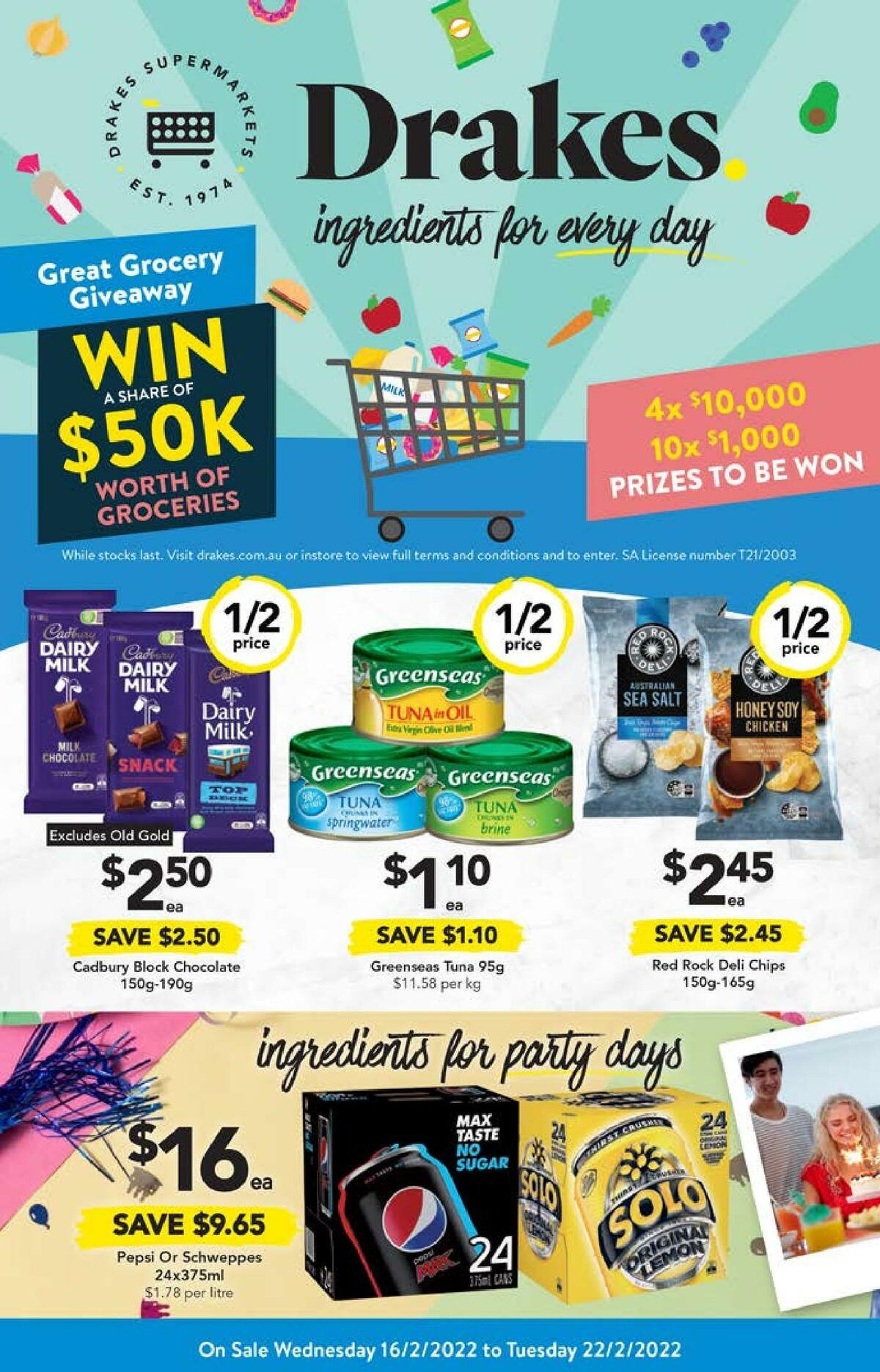 Drakes Queensland Australia Catalogues & Specials from 16 February