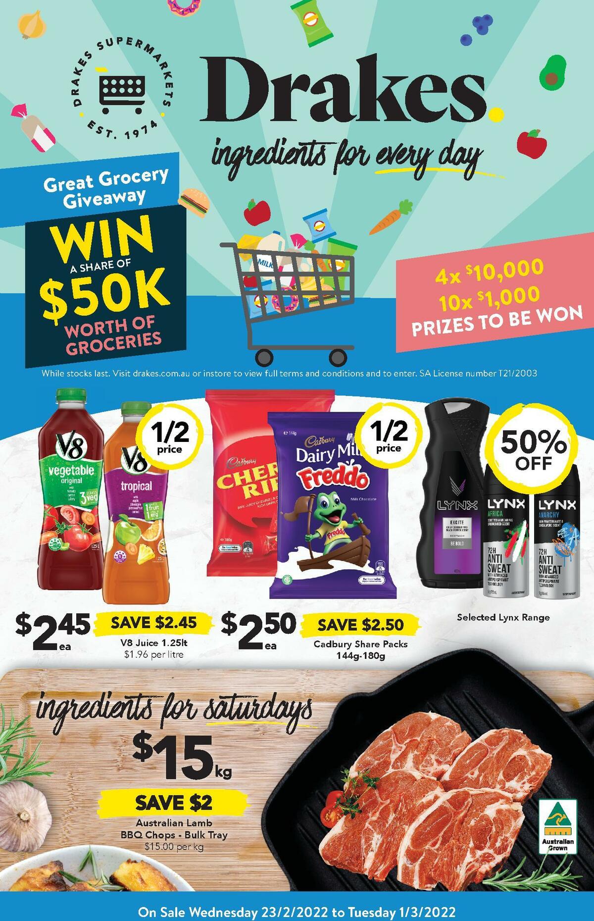 Drakes Queensland Australia Catalogues & Specials from 23 February