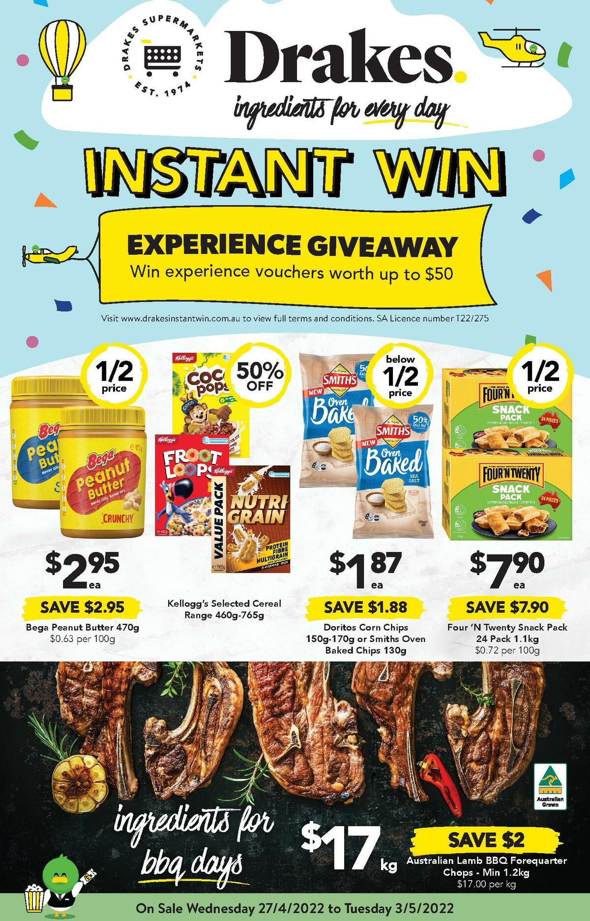 Drakes QLD Australia Catalogues & Specials from 27 April