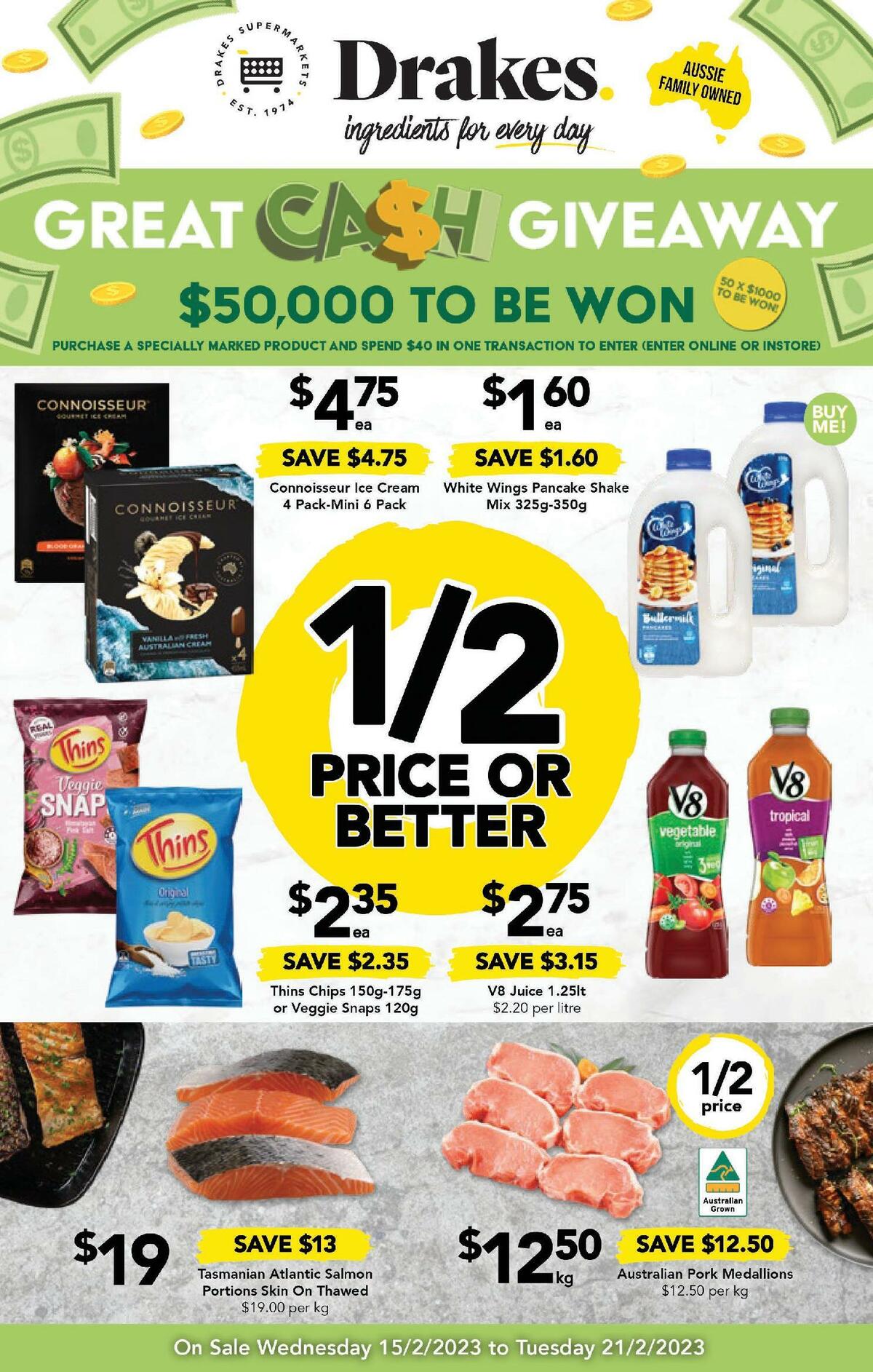 Drakes QLD Australia Catalogues & Specials from 15 February