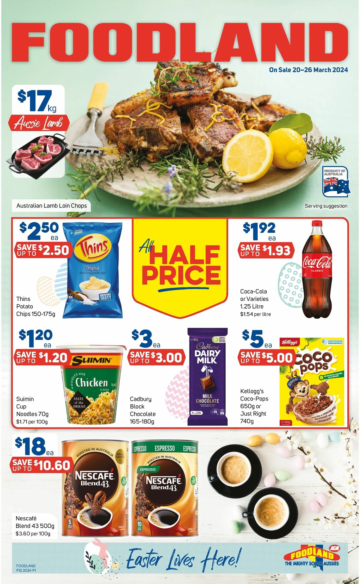 Foodland from 20 March