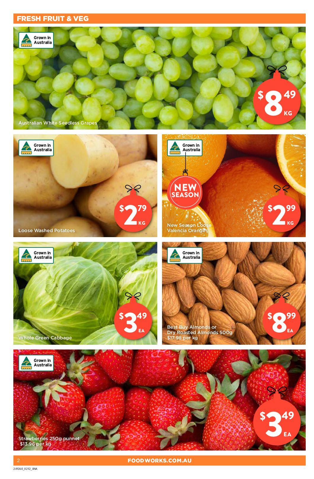 FoodWorks Australia Catalogues & Specials from 2 December Page 2