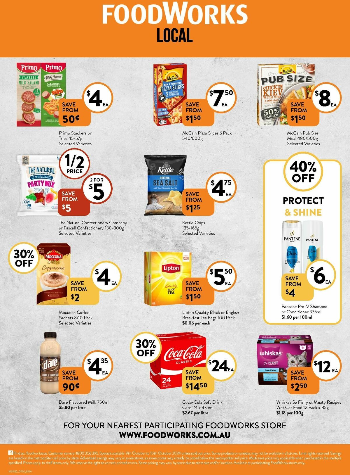 FoodWorks Australia Catalogues & Specials from 9 October Page 8
