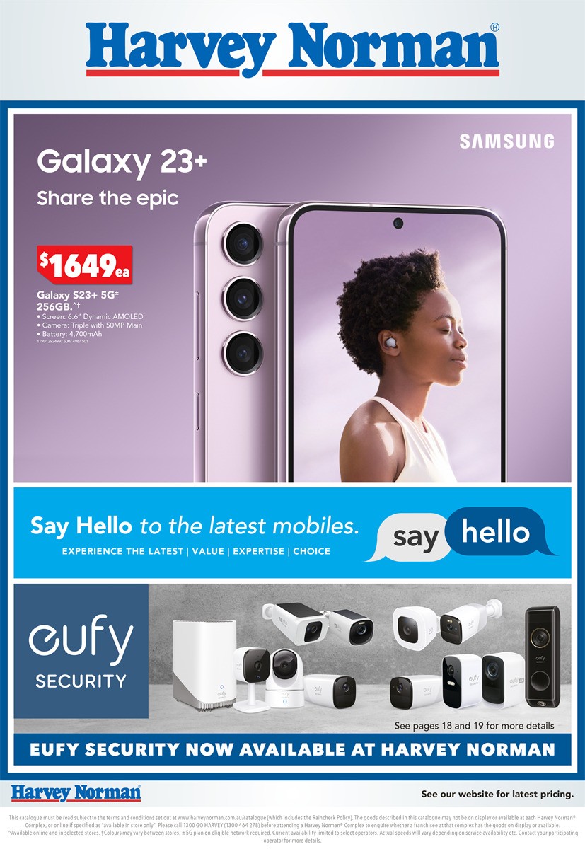 Harvey Norman from 14 April