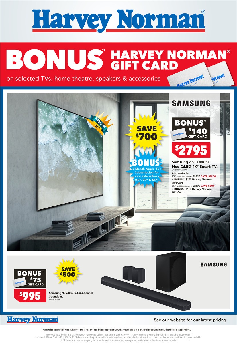 Harvey Norman from 18 May