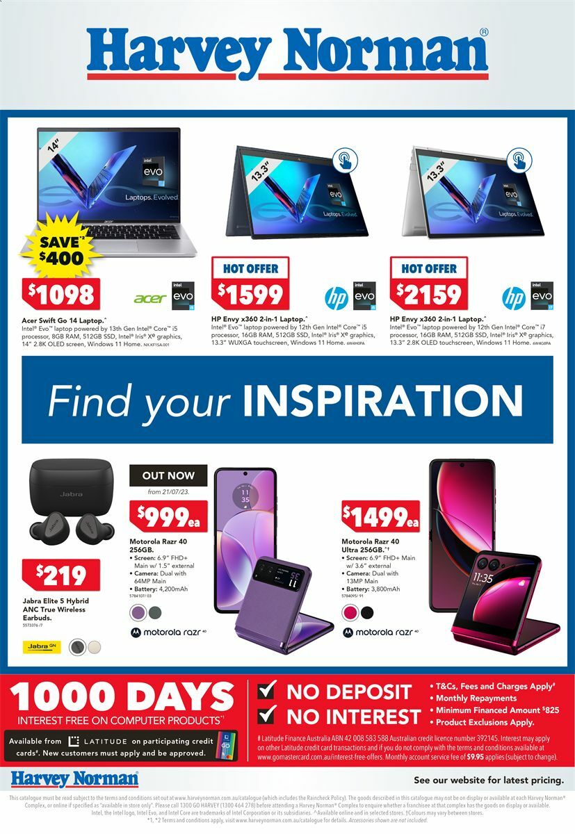 Harvey Norman from 20 July