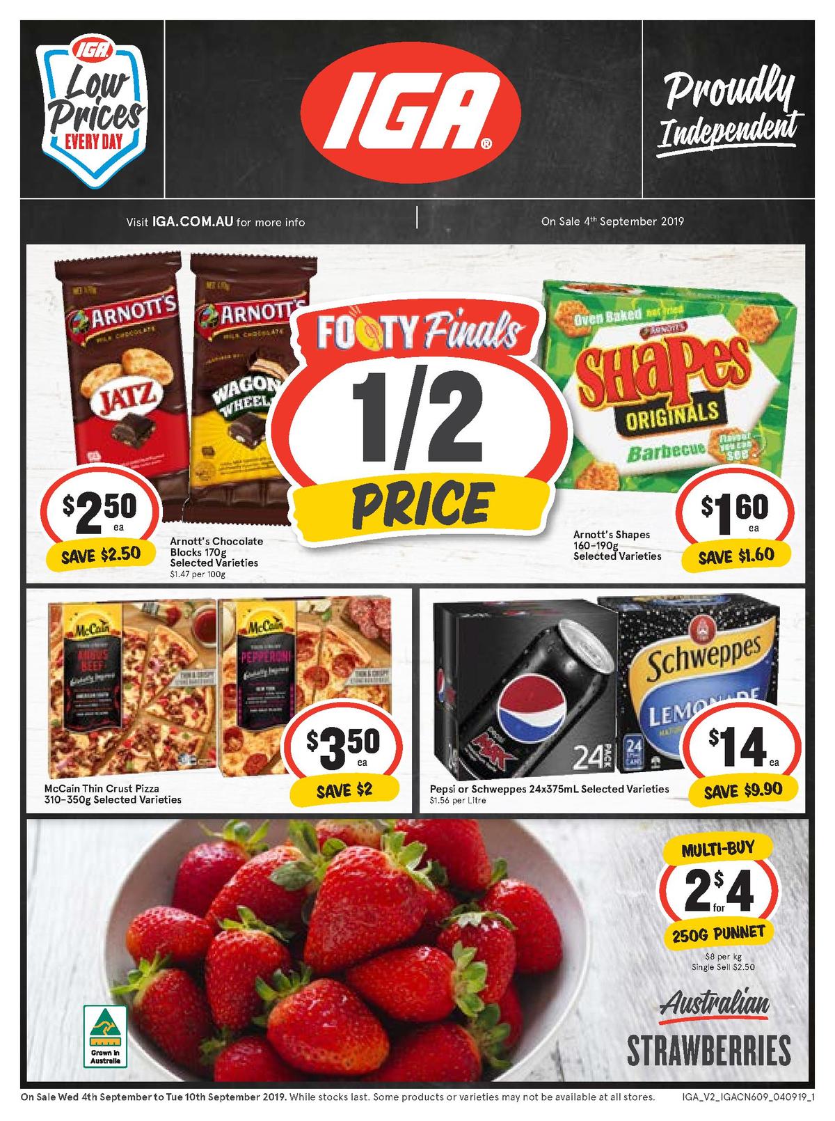 IGA Australia Catalogues & Specials from 4 September