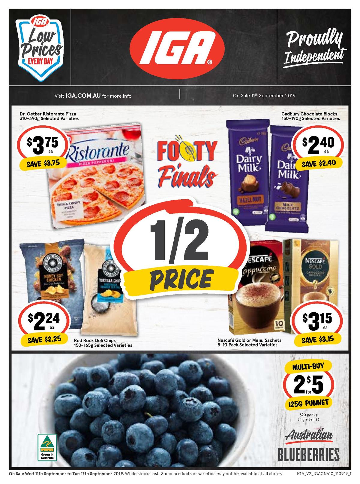 IGA Australia Catalogues & Specials from 11 September