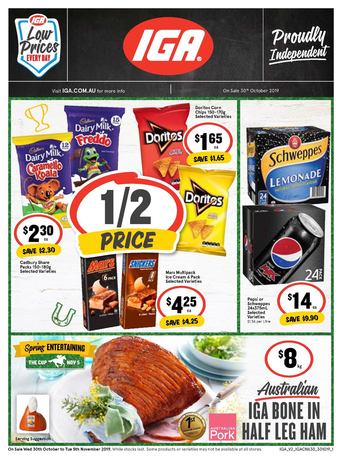 IGA Australia Catalogues & Specials from 30 October