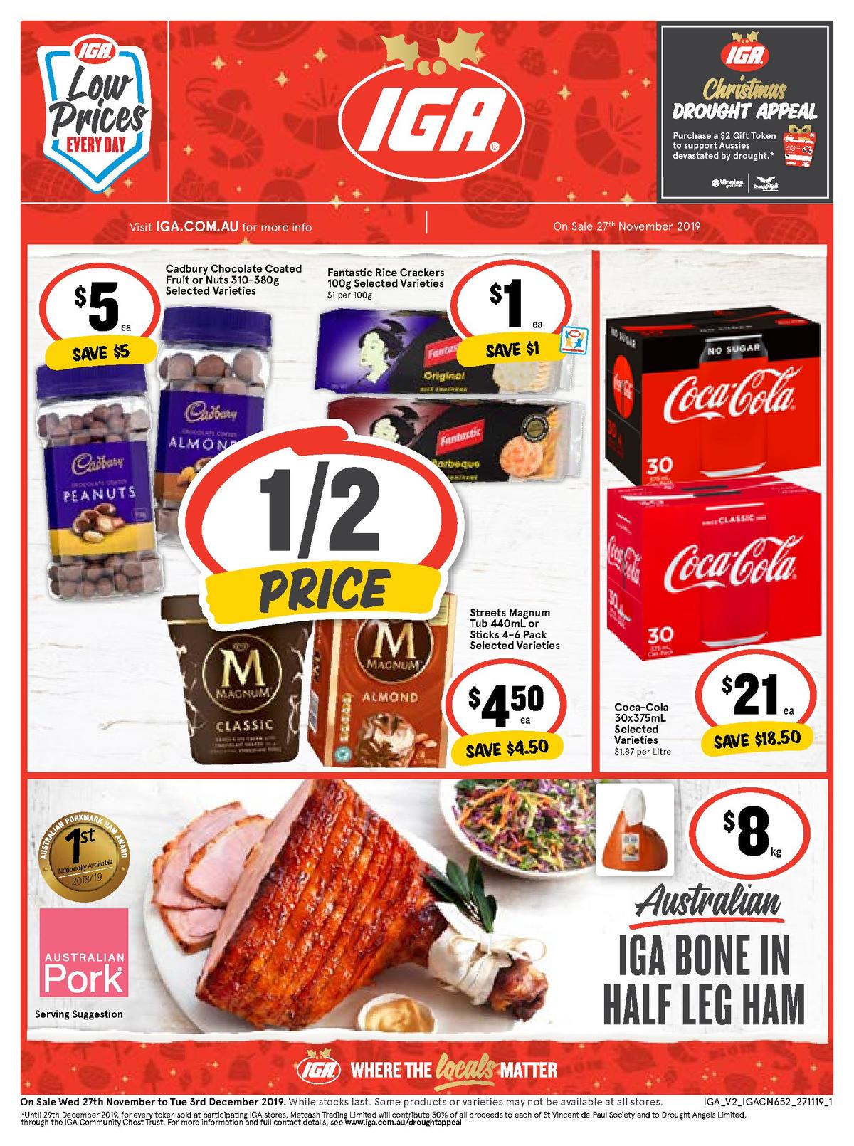 IGA Australia Catalogues & Specials from 27 November