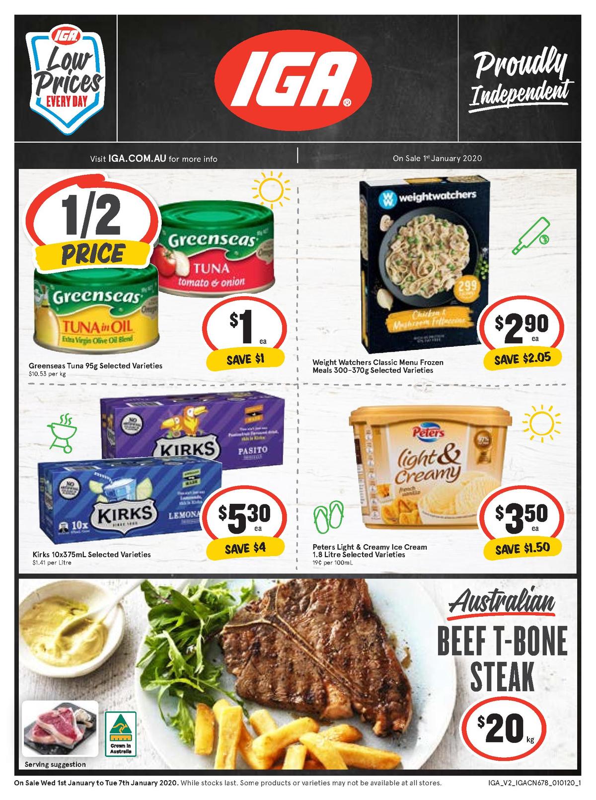 IGA Australia Catalogues & Specials from 1 January