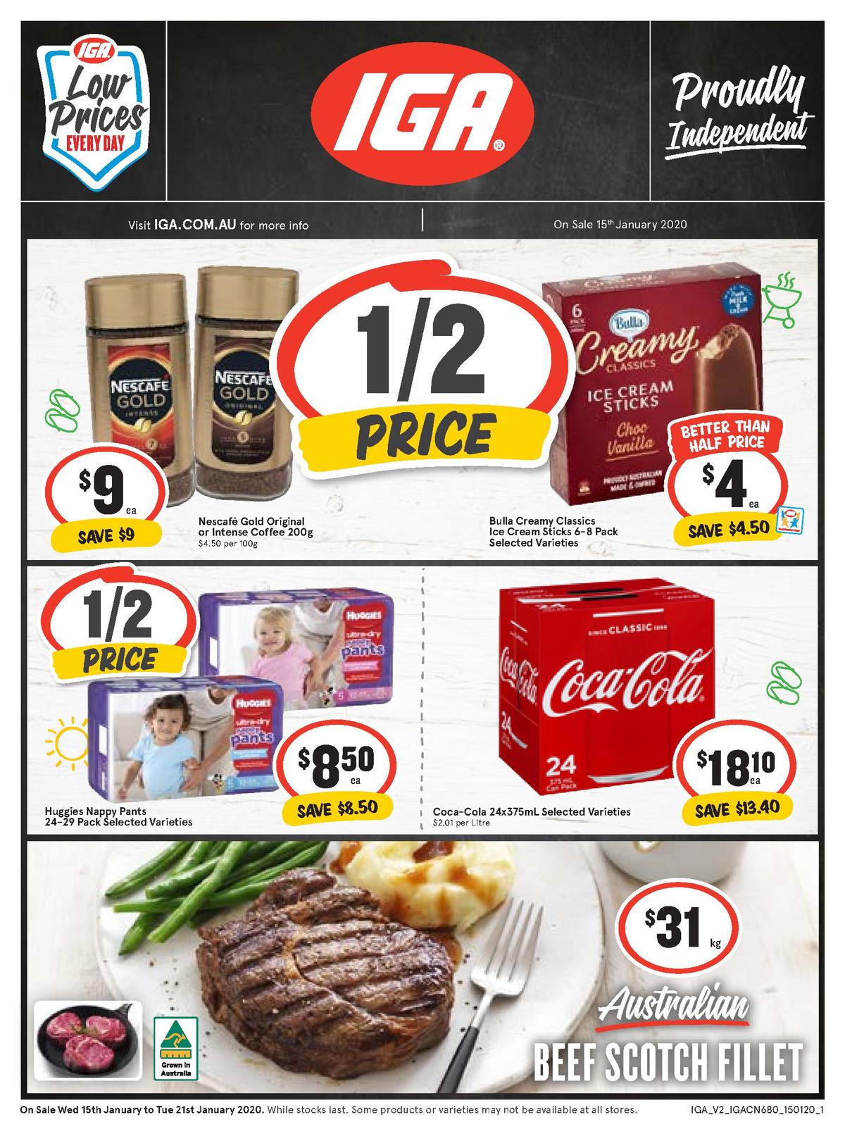 IGA Australia Catalogues & Specials from 15 January
