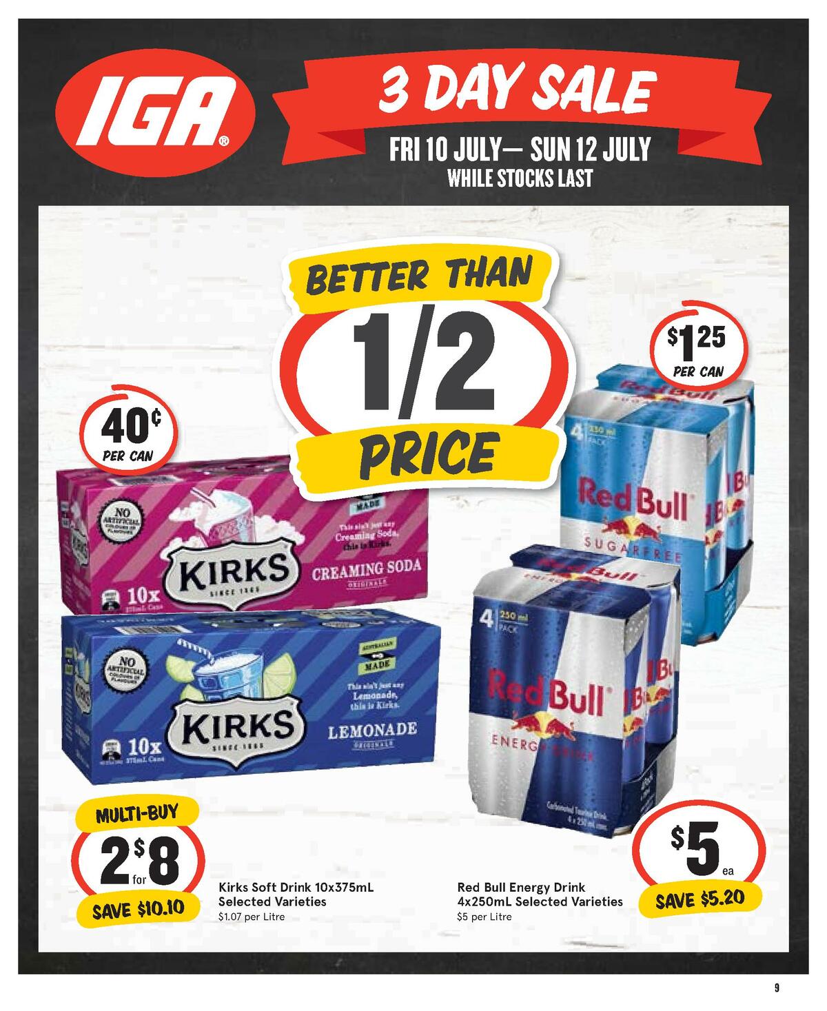 IGA 3 Day Sale Australia Catalogues & Specials from 10 July Page 3