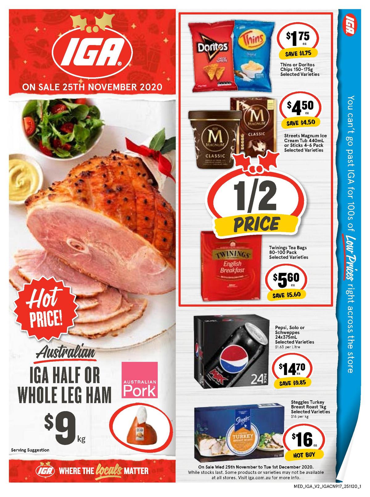 IGA Australia Catalogues & Specials from 25 November