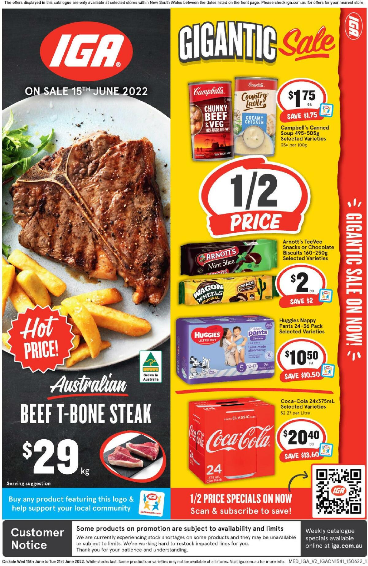 IGA Australia Catalogues & Specials from 15 June