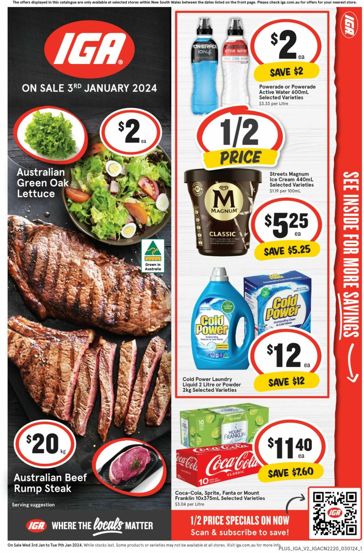 IGA Australia Catalogues & Specials from 3 January