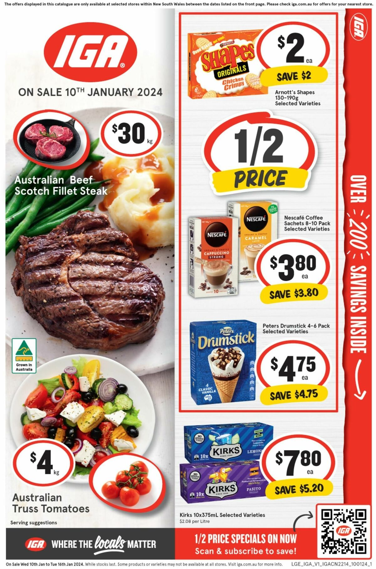 IGA Australia Catalogues & Specials from 10 January