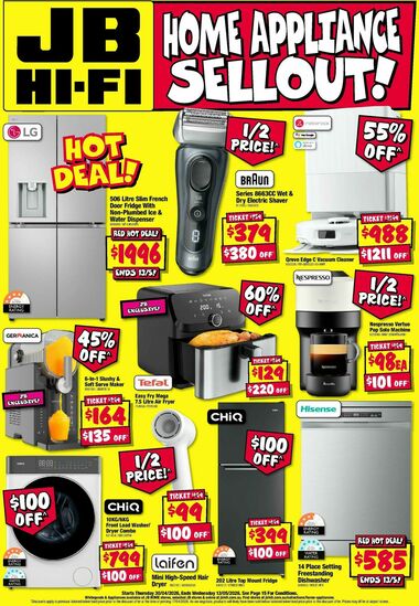 JB Hi-Fi Home Appliance Sellout!