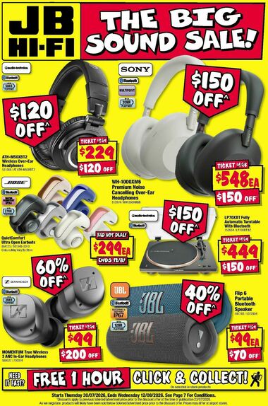 JB Hi-Fi The Big Sound Sale