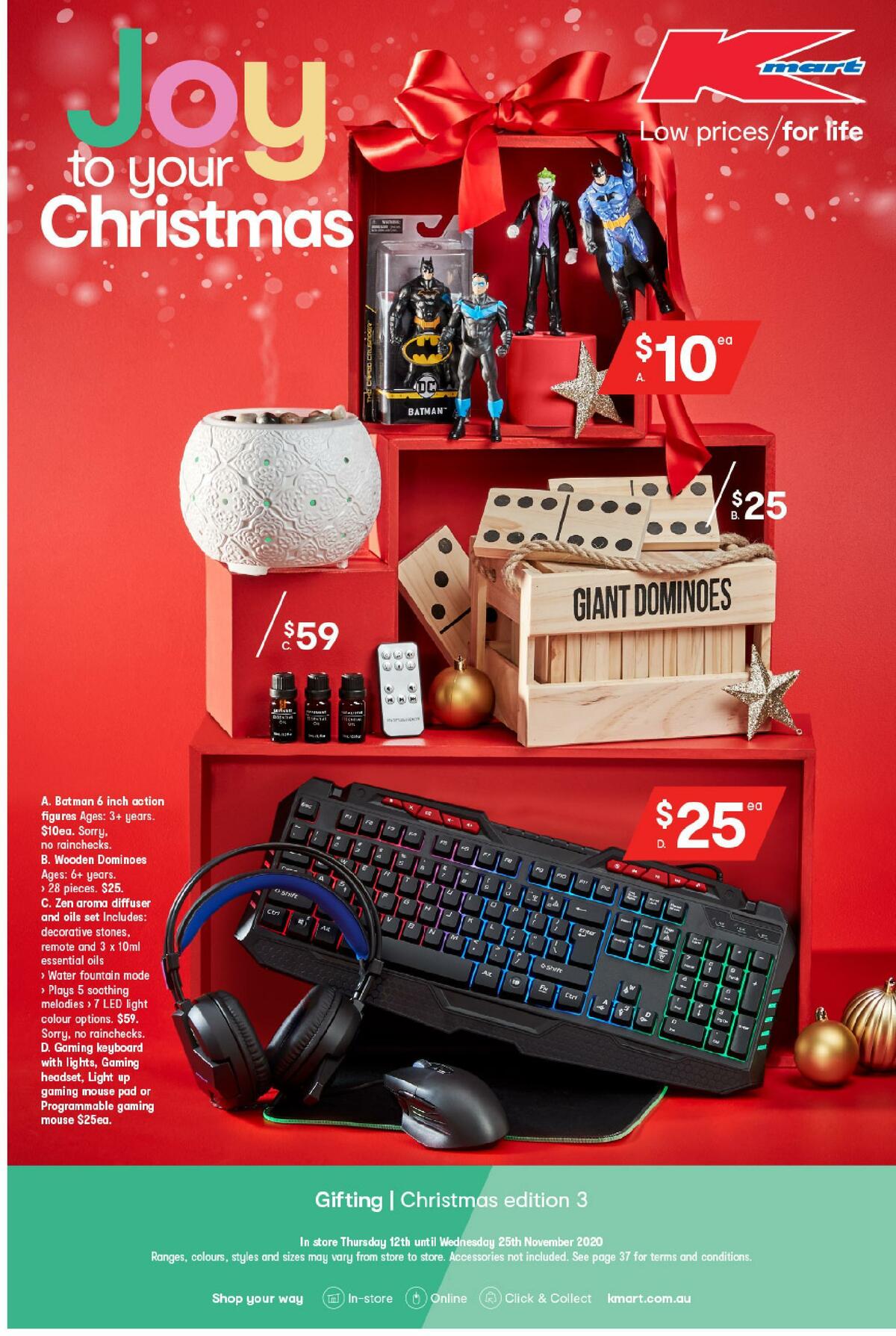 Kmart Joy to Your Christmas from 12 November