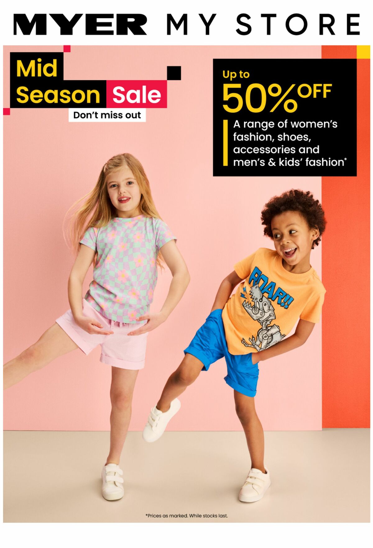 Myer Mid Season Sale Softgoods from 14 September