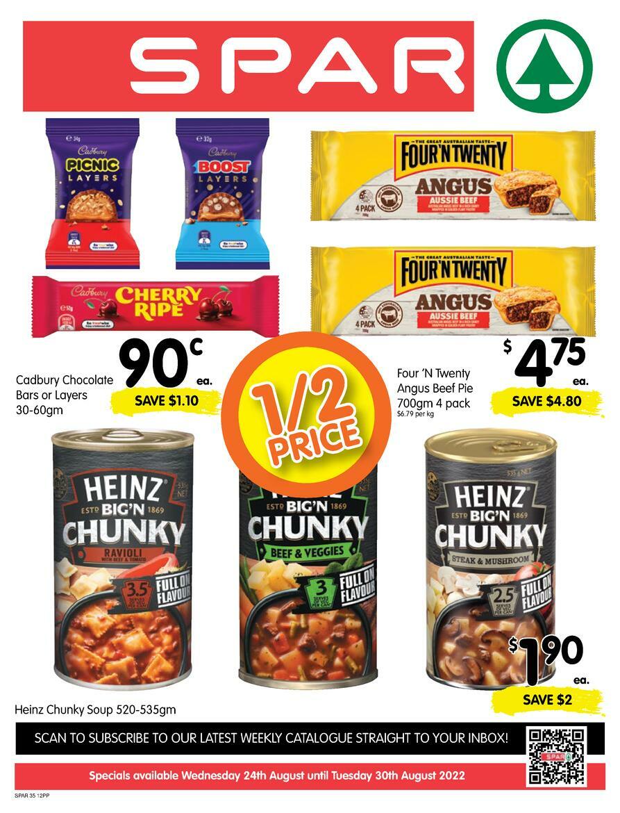 Spar Catalogues & Specials from 24 August