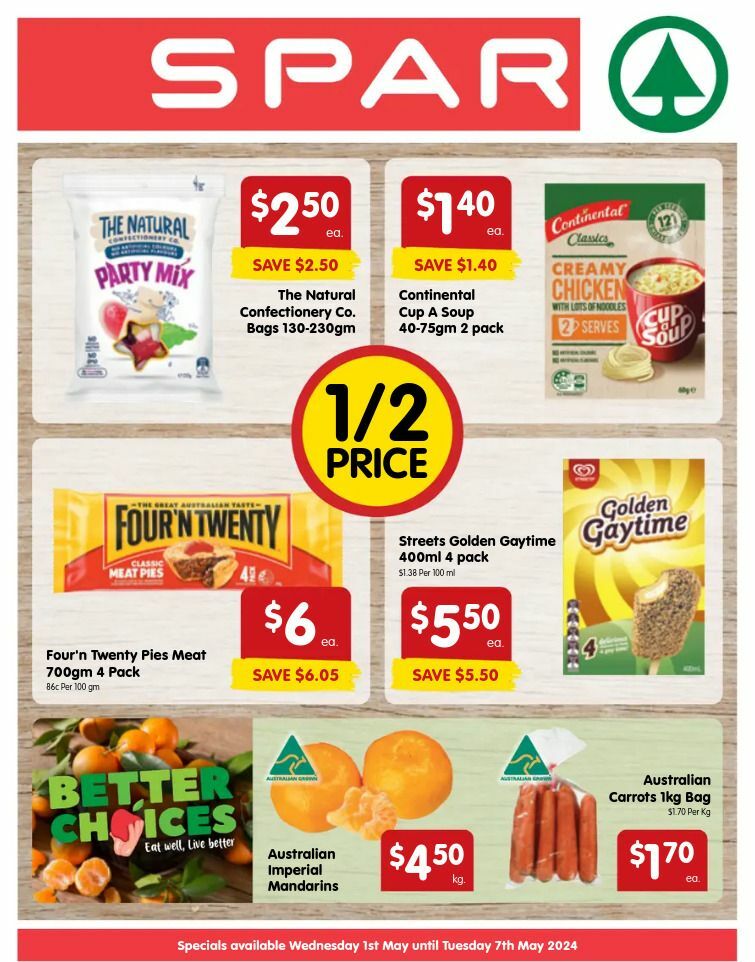 Spar Catalogues & Specials from 1 May