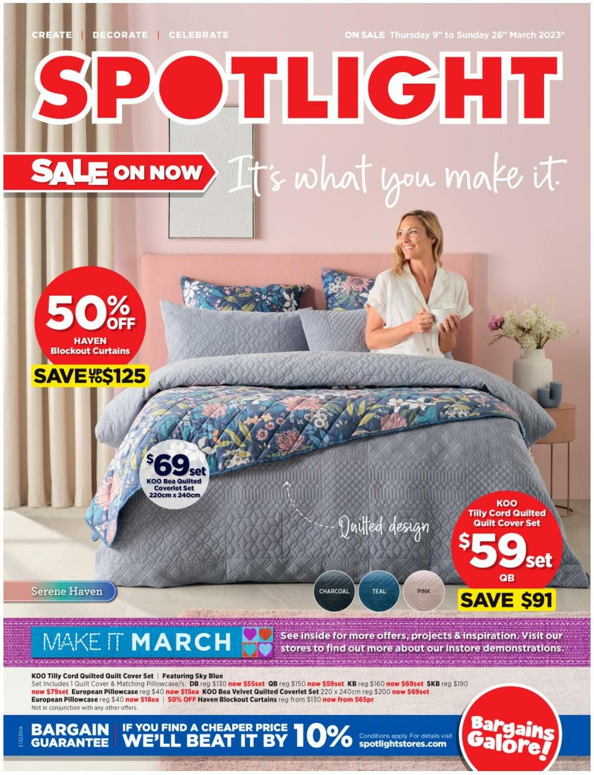 Spotlight from 9 March