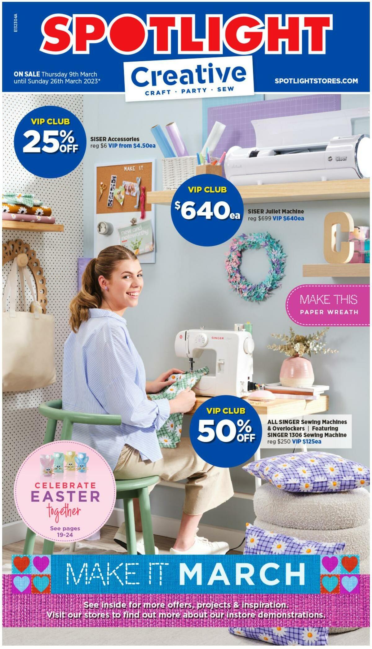 Spotlight VIP Creative from 9 March