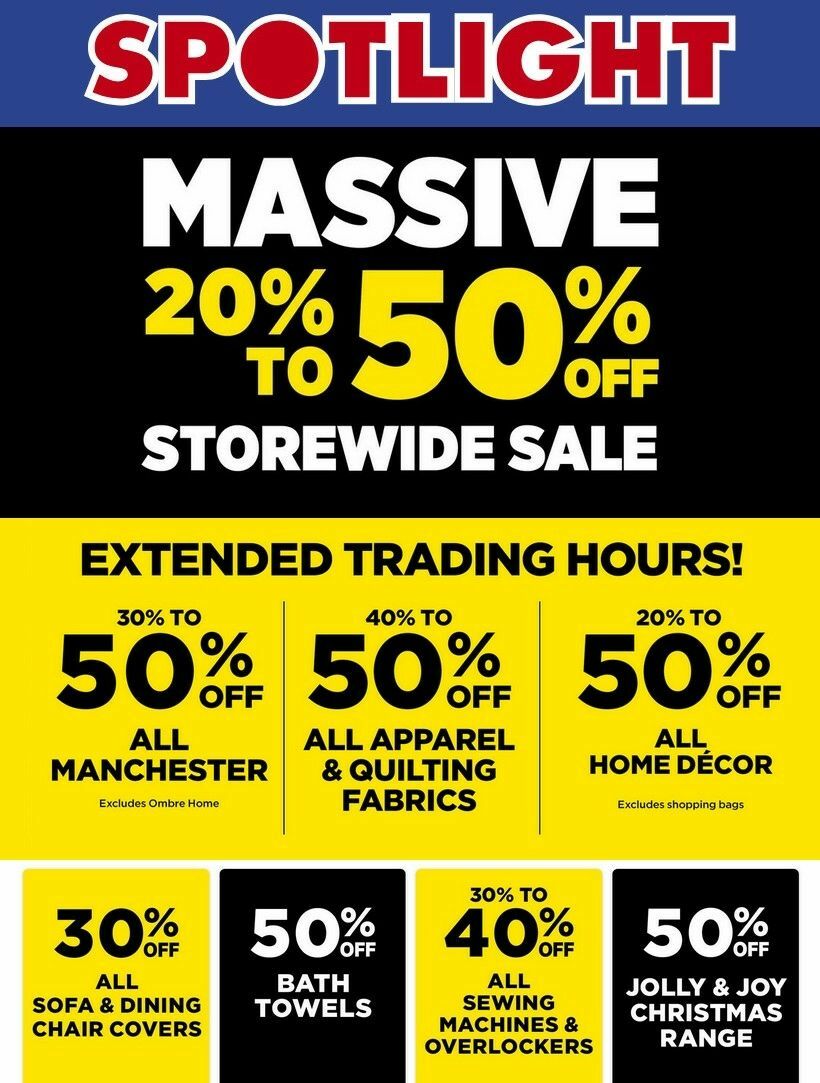 Spotlight from 5 November