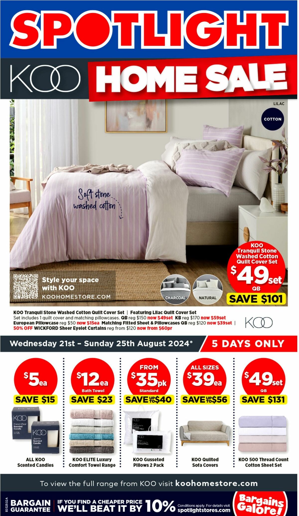 Spotlight KOO Home Sale from 21 August