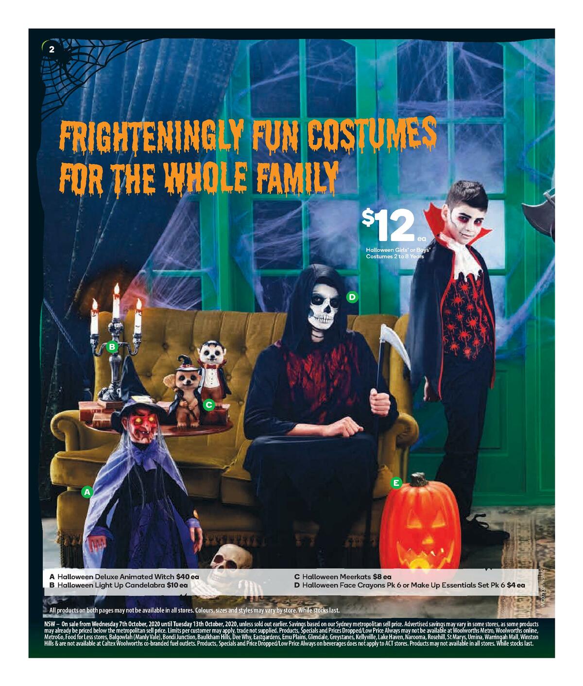 Woolworths Happy Halloween Catalogues & Specials from 7 October Page 3
