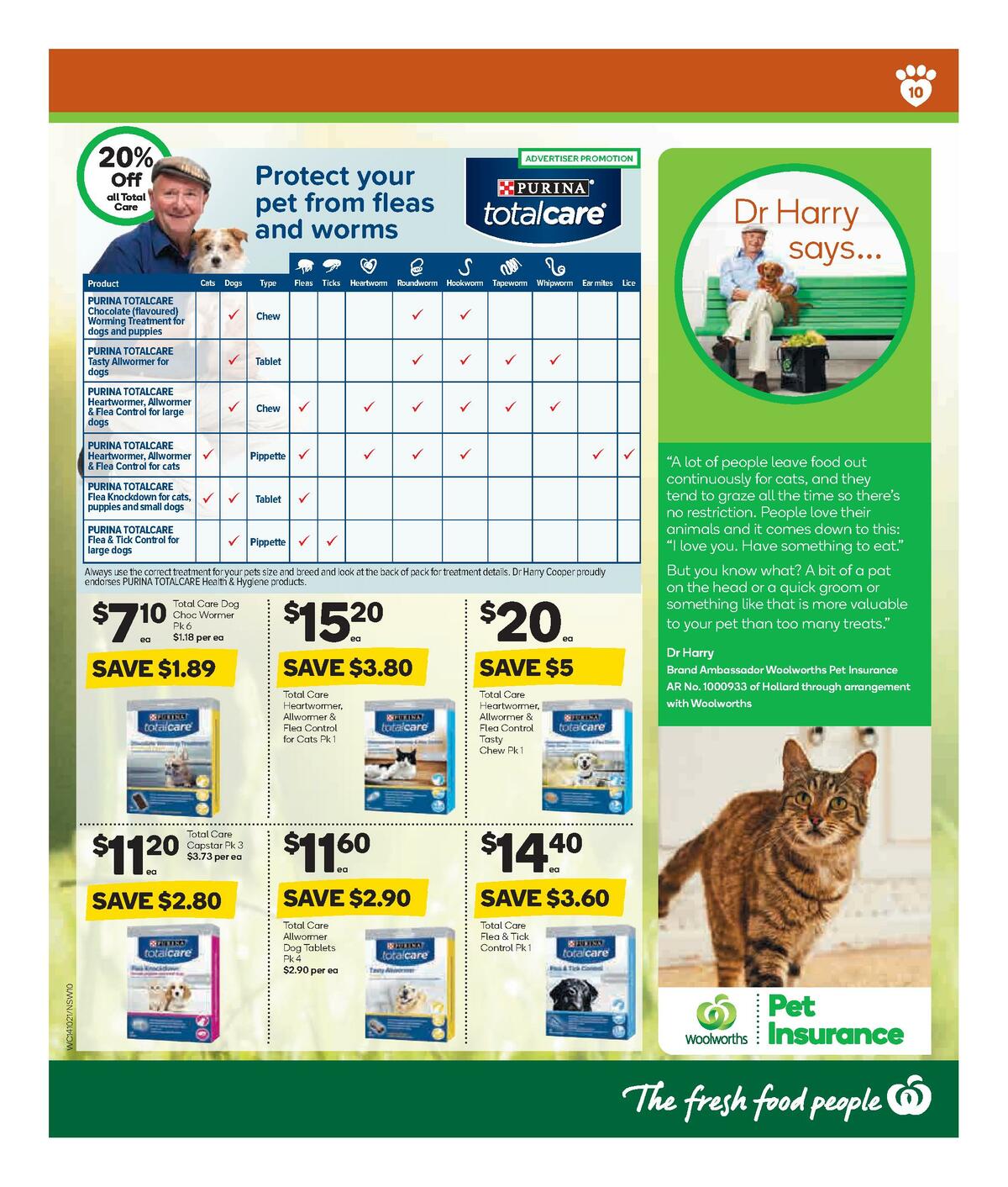 Woolworths Pet Catalogues & Specials for October 14 Page 10