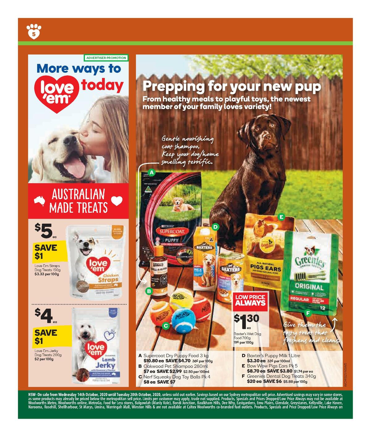 Woolworths Pet Catalogues & Specials for October 14 Page 5