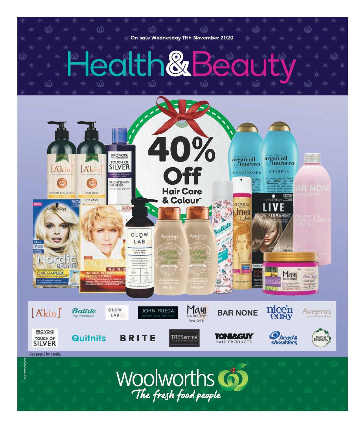 Woolworths Health & Beauty Catalogues & Specials from 11 November