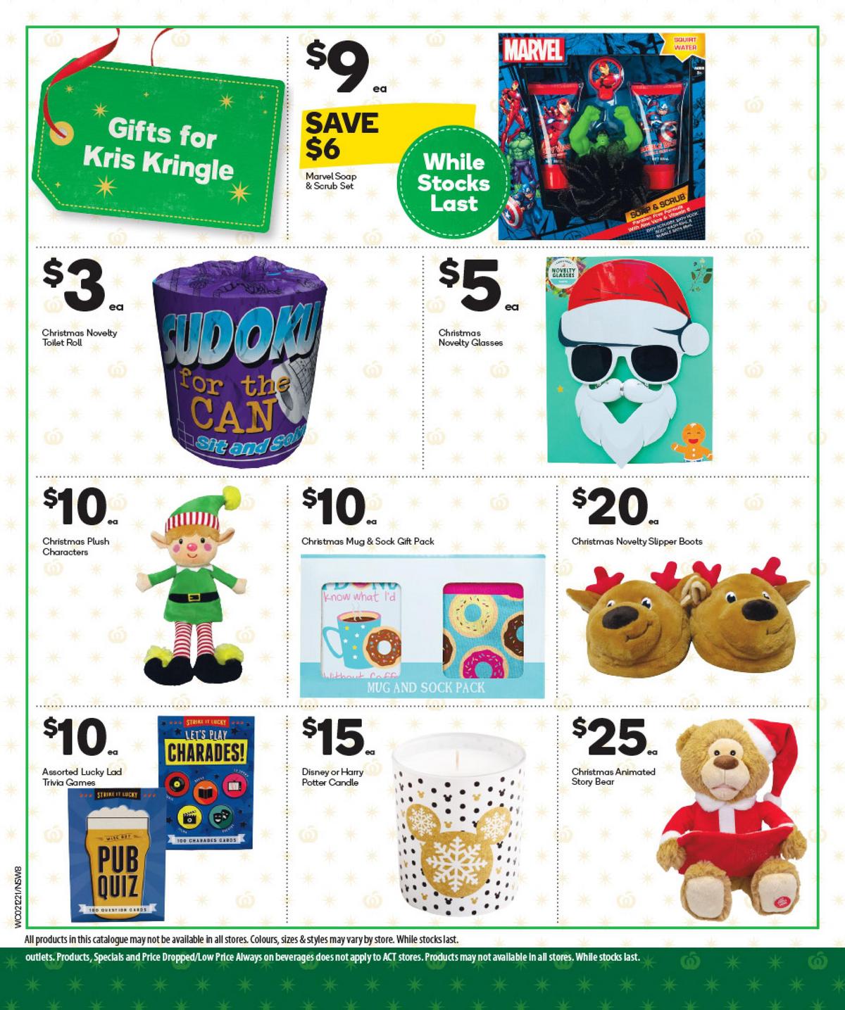 Woolworths Christmas Gift Guide Catalogues & Specials from 2 December