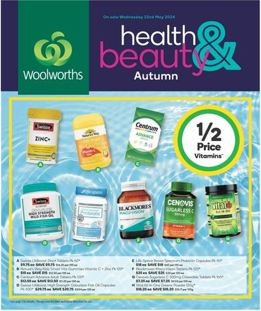 Woolworths Autumn Health & Beauty